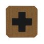 Preview: M-TAC®: Medic Cross Patch - Laser Cut coyote/schwarz